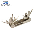 Chinese Stainless Steel 10 in 1 Multi Dive Tool Repair Multi Tool Diving Repair Tool diving equipment.